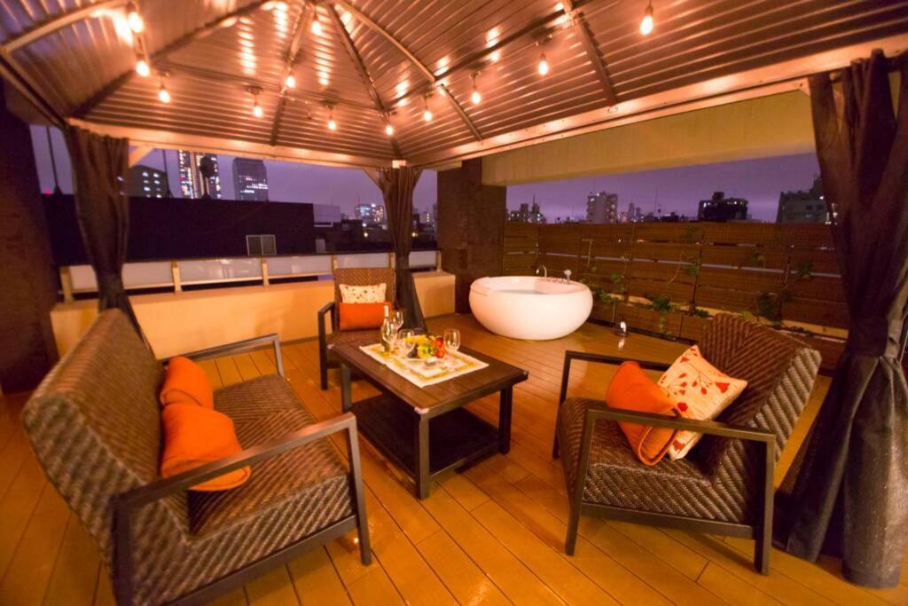 Oshiage Sky View Terrace Penthouse Apartment Tokyo Exterior photo