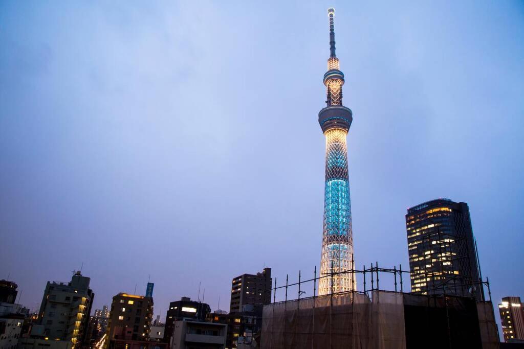 Oshiage Sky View Terrace Penthouse Apartment Tokyo Exterior photo